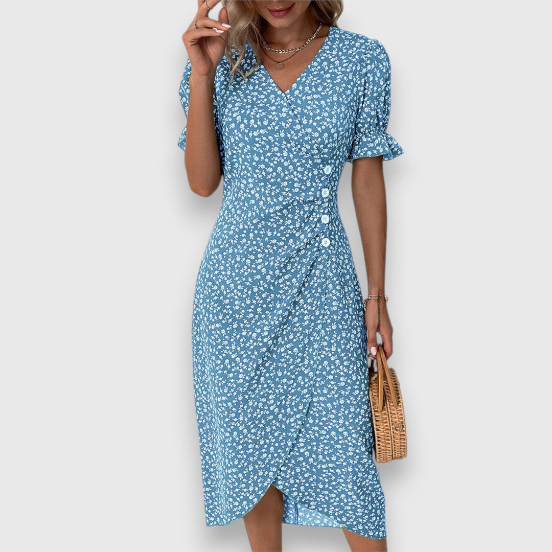 Fiorella | Kukallineniteen eleganssinen mekko