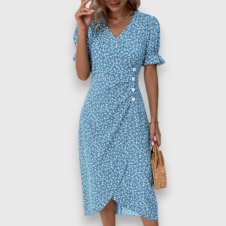 Fiorella | Kukallineniteen eleganssinen mekko