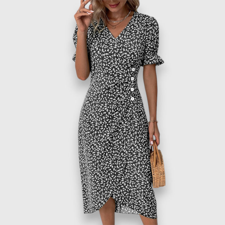 Fiorella | Kukallineniteen eleganssinen mekko