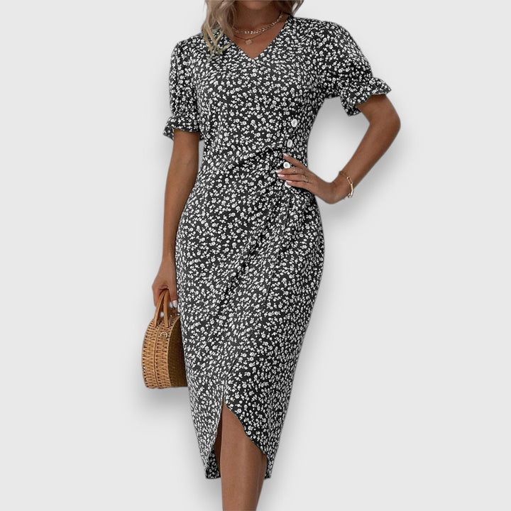 Fiorella | Kukallineniteen eleganssinen mekko