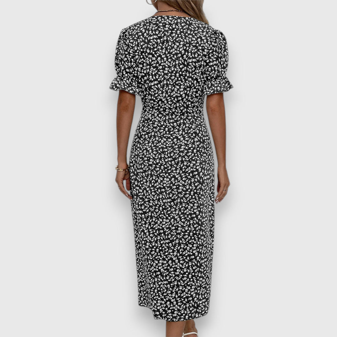 Fiorella | Kukallineniteen eleganssinen mekko