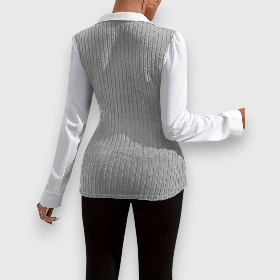 Chiara | Premium-Valkoviitta värikontrastilla