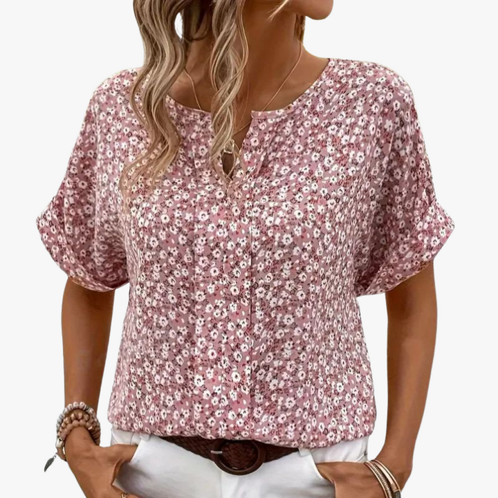 Lena | Vintage-pusero kukkakuviolla