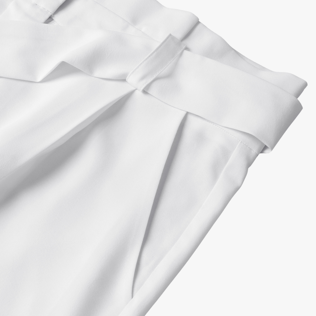 Chantal | Leveät housut solmiavyöllä