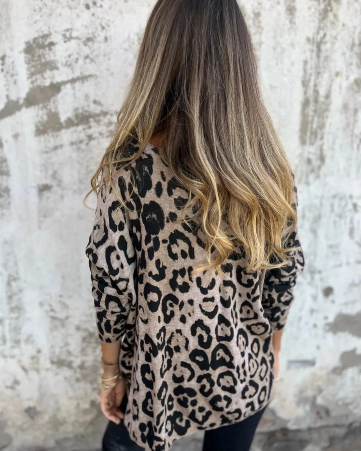 Viidakko | Leopardikuosinen villapaidasta