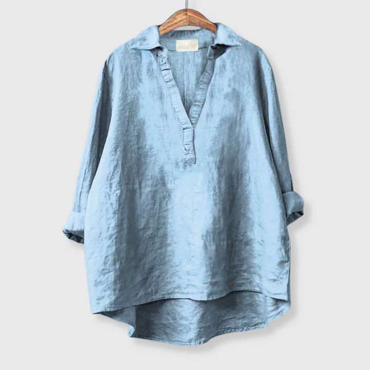 Andrea | Kevyt pellavavapaita