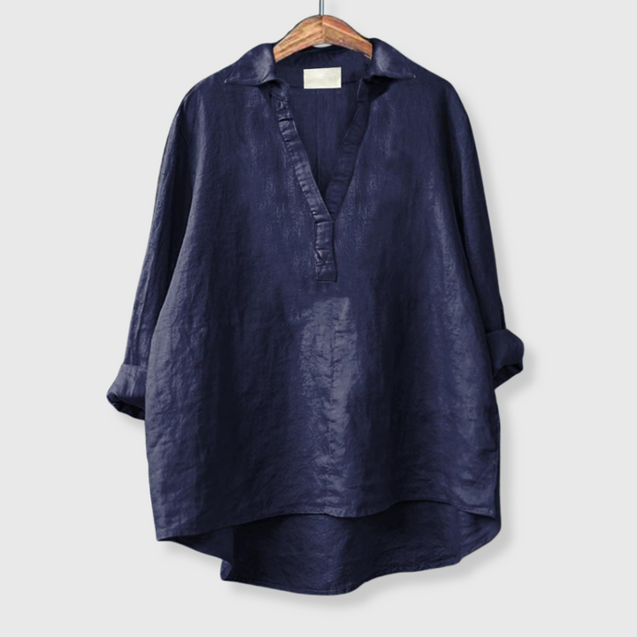 Andrea | Kevyt pellavavapaita