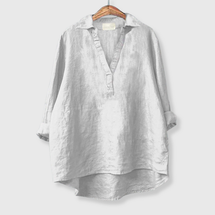 Andrea | Kevyt pellavavapaita