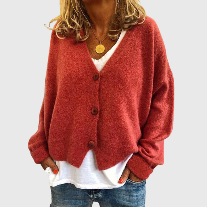 Shannon | Lukossa leikattu nyörilinen neulepaita