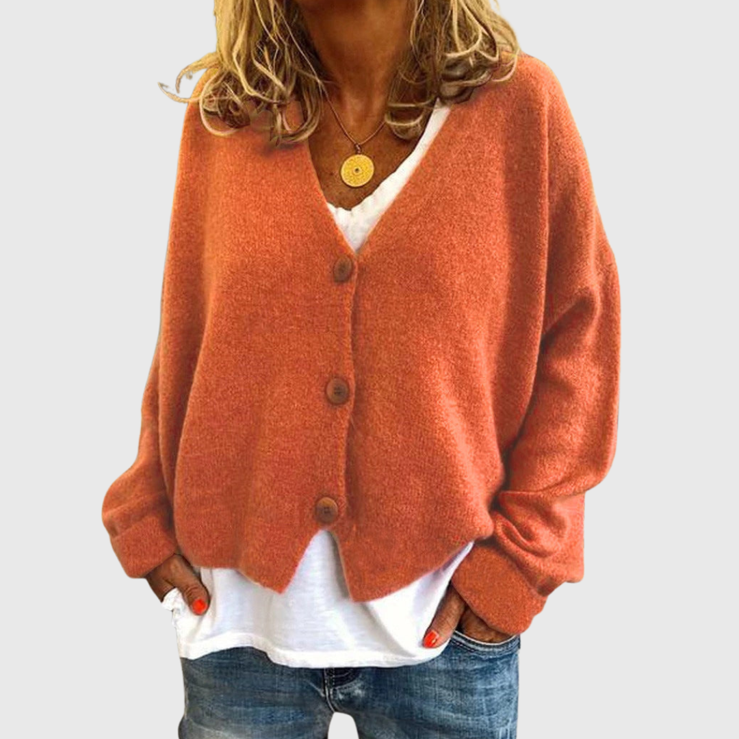 Shannon | Lukossa leikattu nyörilinen neulepaita