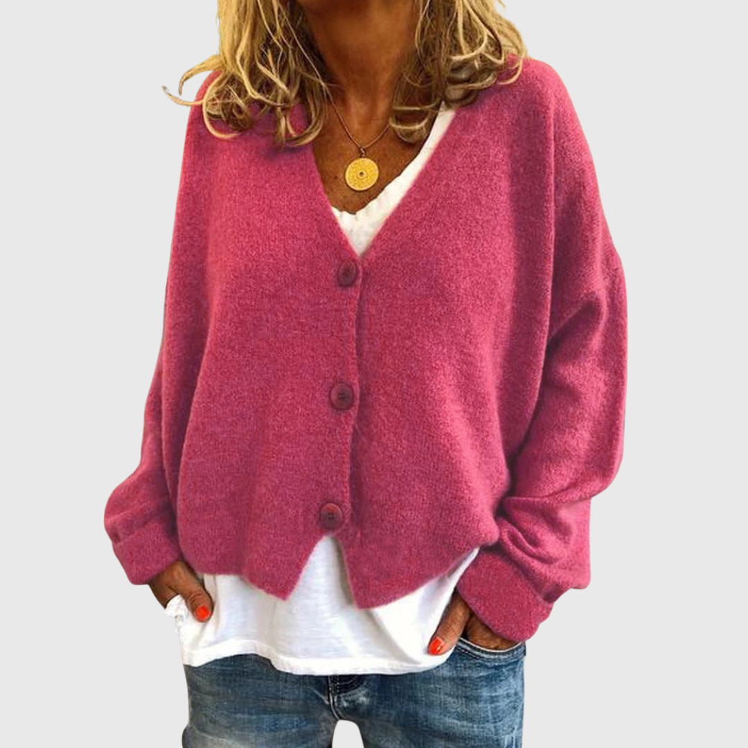 Shannon | Lukossa leikattu nyörilinen neulepaita