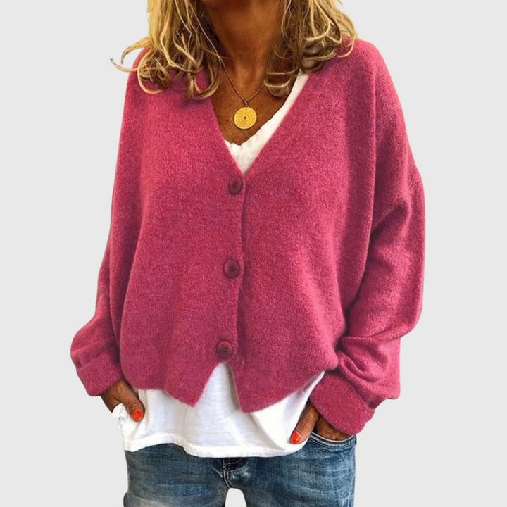 Shannon | Lukossa leikattu nyörilinen neulepaita