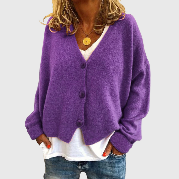 Shannon | Lukossa leikattu nyörilinen neulepaita