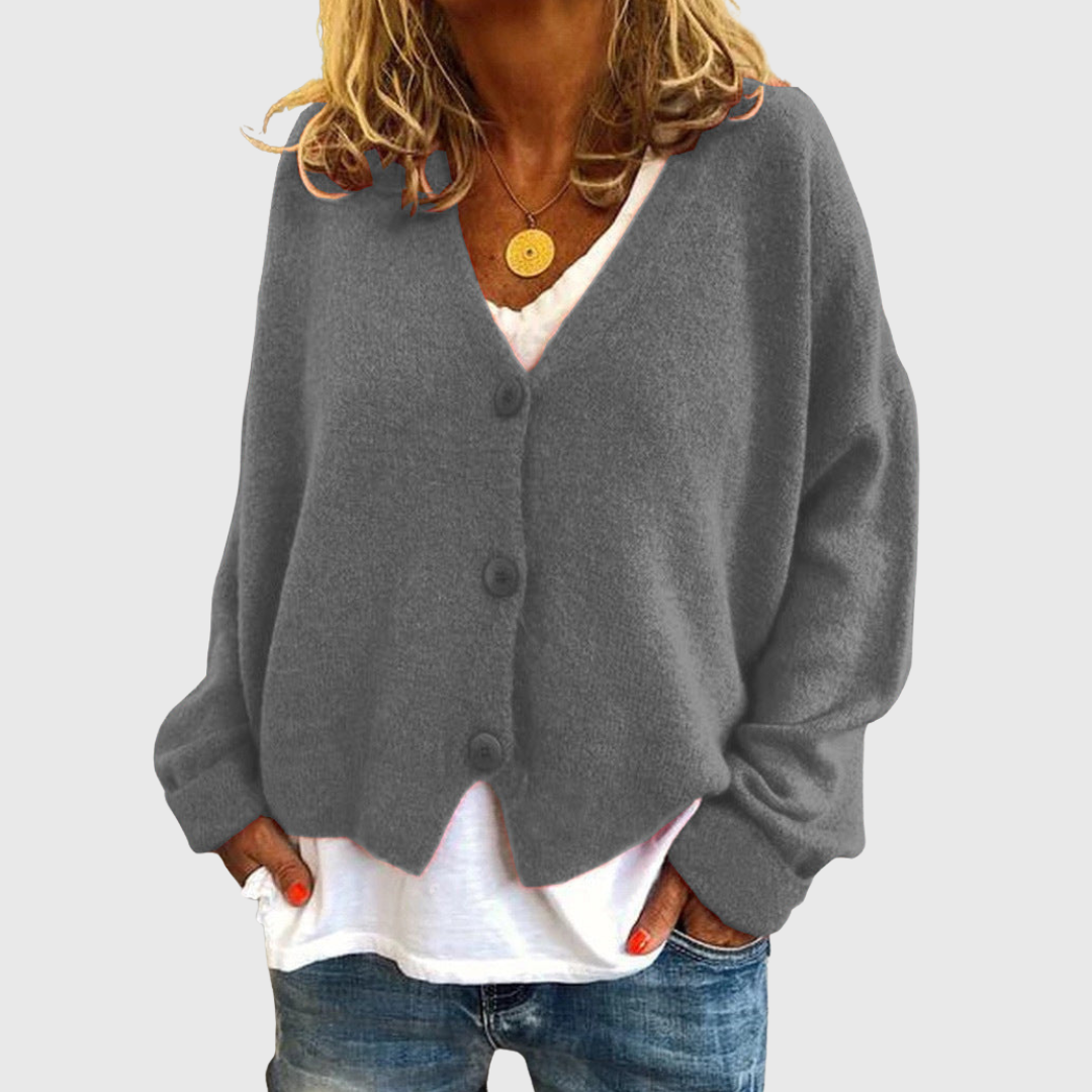 Shannon | Lukossa leikattu nyörilinen neulepaita