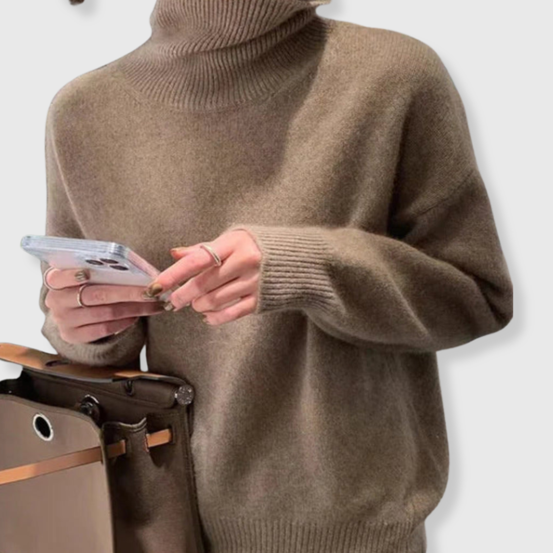 Milena | Mukava löysä istuva villapaita