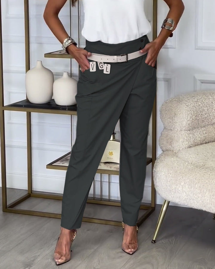 Mirella | Elegante Hose mit Gürtel