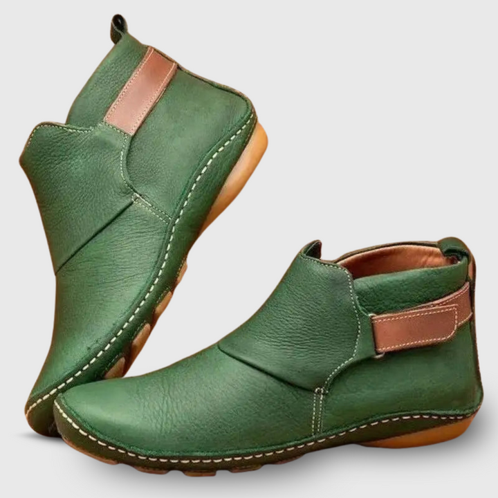 Nadina | Vesitiiviit nilkkapolviset kengät sivusaumellisella nauhoituksella 