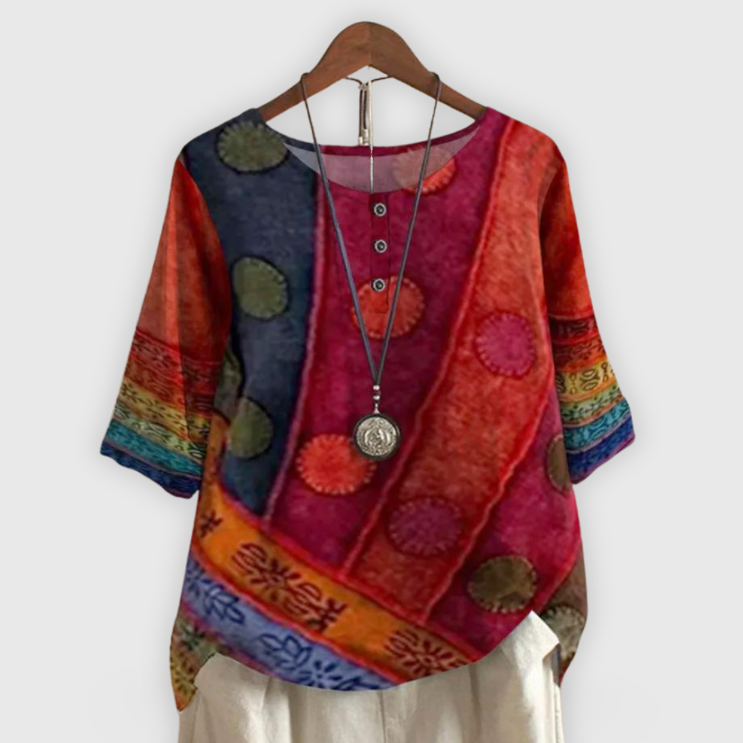 Valerie | Värikäs boho-yläosa