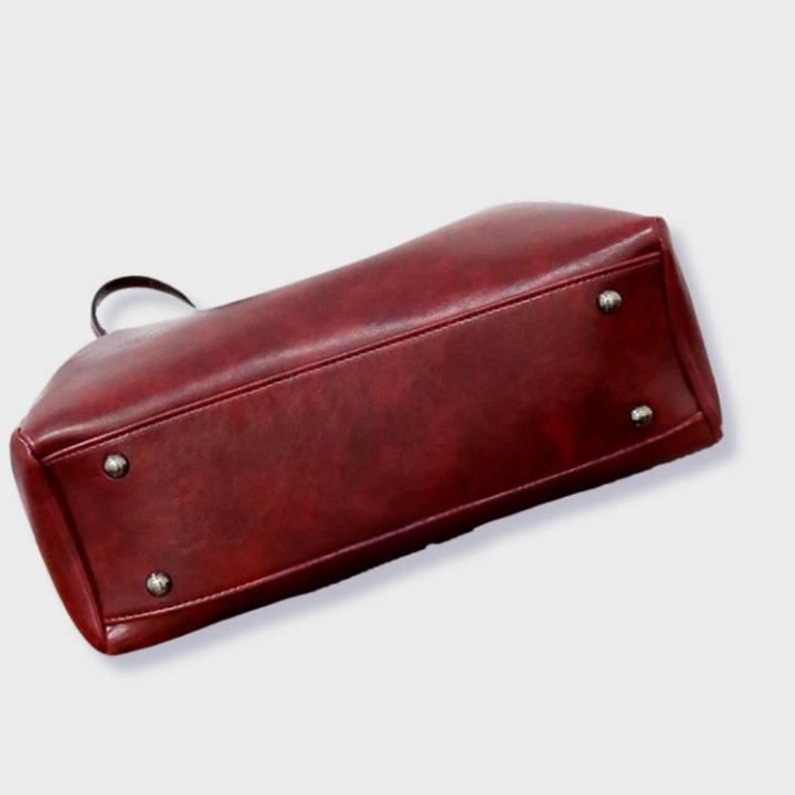 Farica | 4 kappaleen vintage-laukku twill vegananisesta premiumnahasta