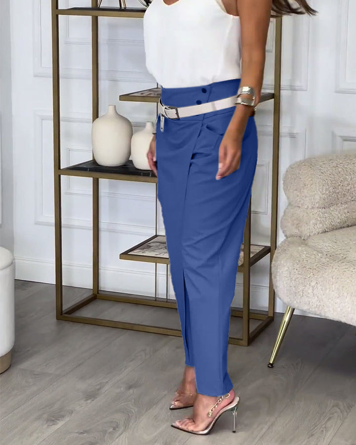 Mirella | Elegante Hose mit Gürtel