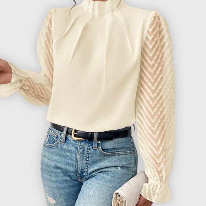 Evelina | Käsintehty tyyliinhuivattu paita