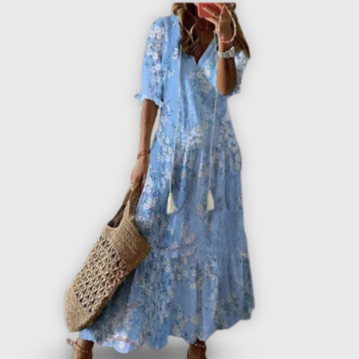 Syyria | Kesäunelma vintage-tyylinen mekko 