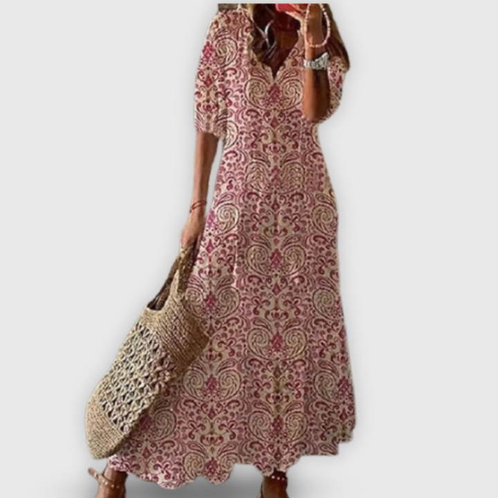 Syyria | Kesäunelma vintage-tyylinen mekko 