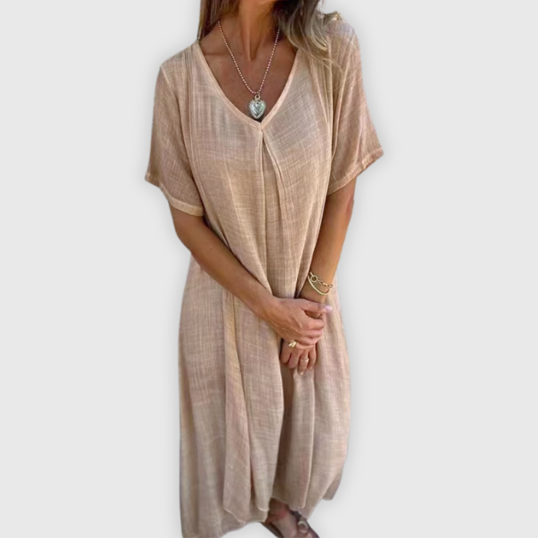 Vapauta | Kevyt pitkä mekko käsityönä