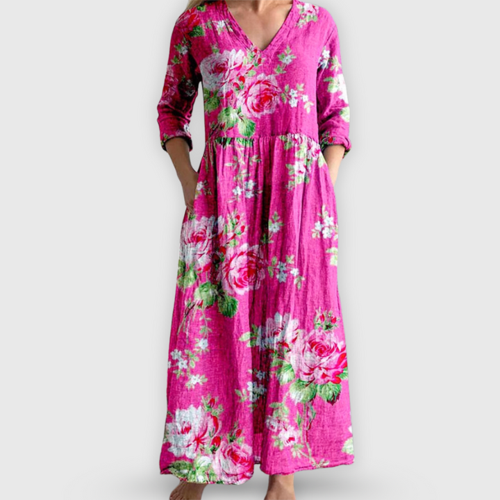 Hän | Tyylikäs kukkamekko premium-laatua