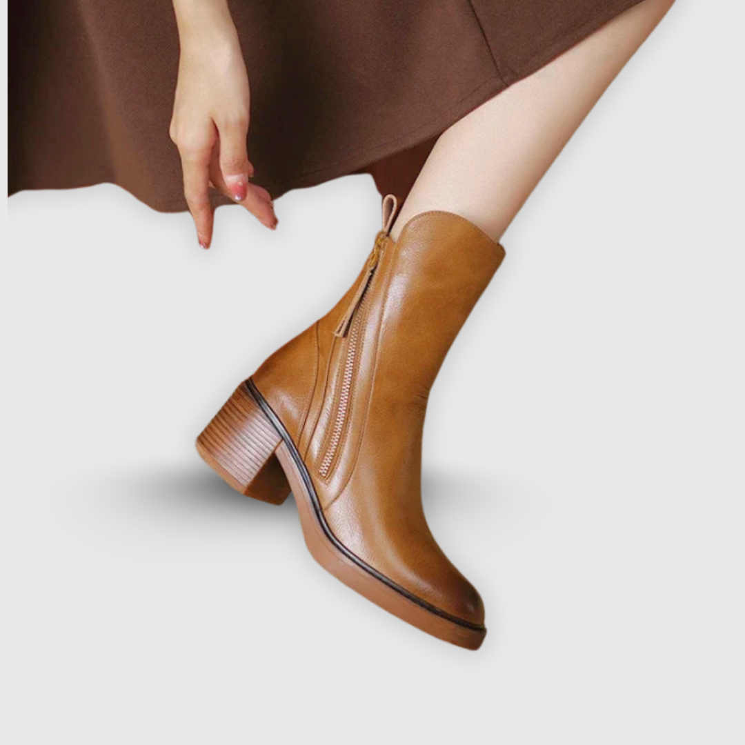 Kiitos | Tyylikkäät nilkkurit blokki-heel-rillä