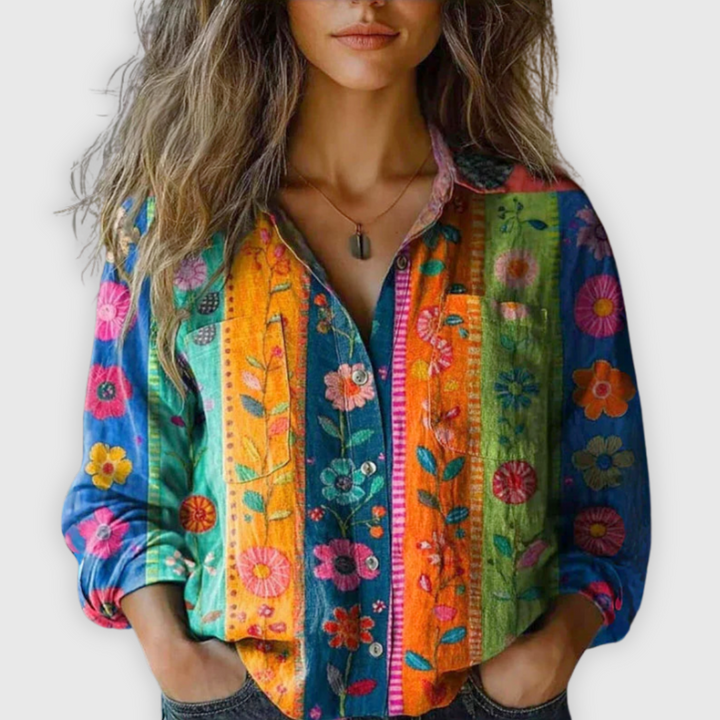 Nadia | Premium Käsin valmistettu vintage paita