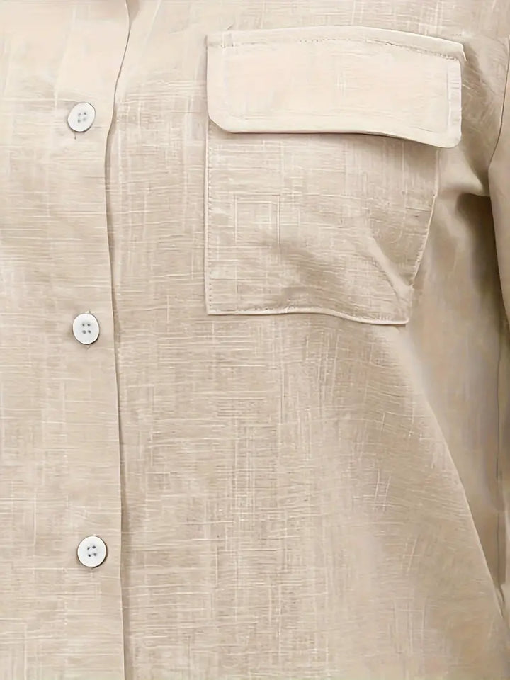 Athena | Puuvillainen pikkutakki rintataskuilla