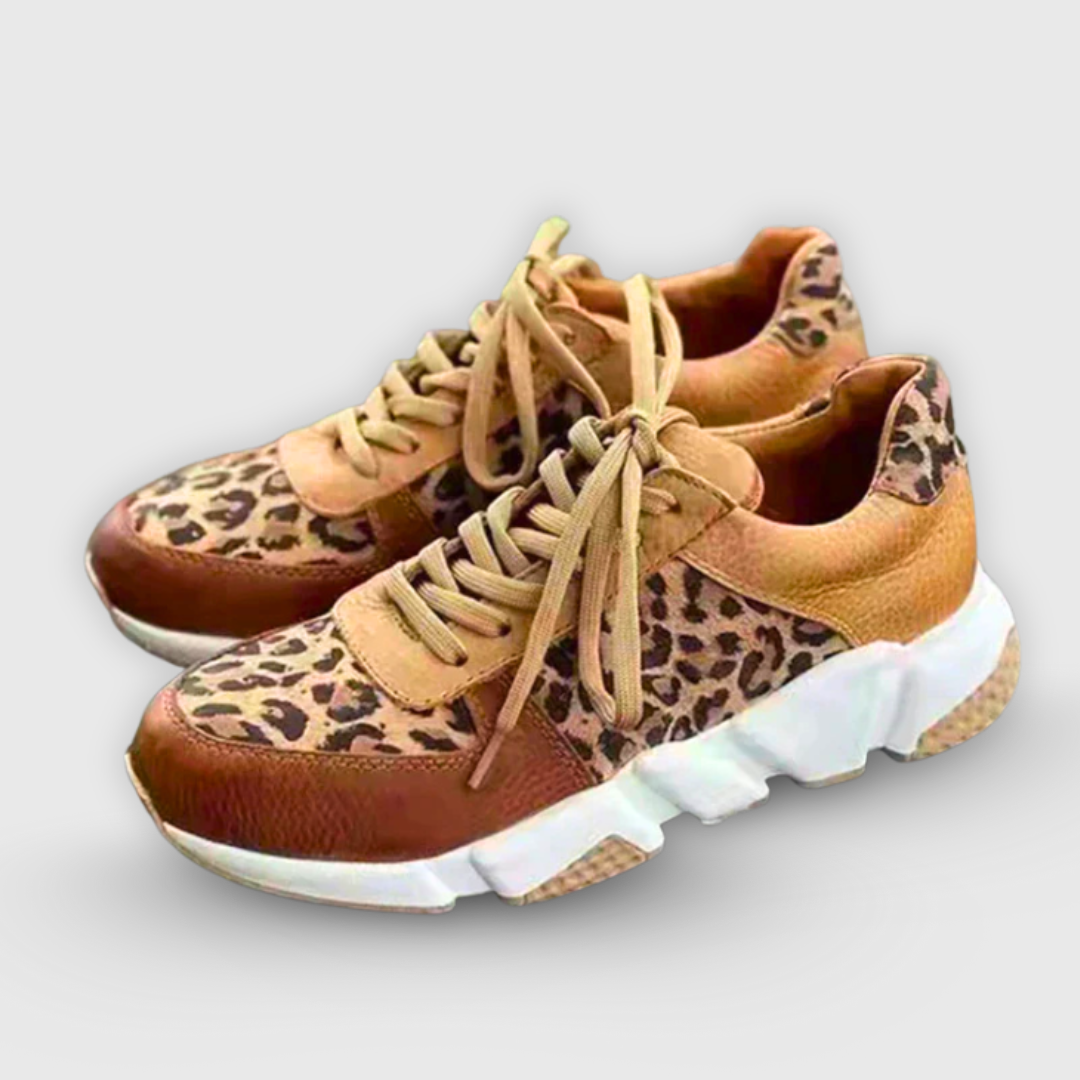 Noelia | Mukavat leopardiniv Elisanda-kengät