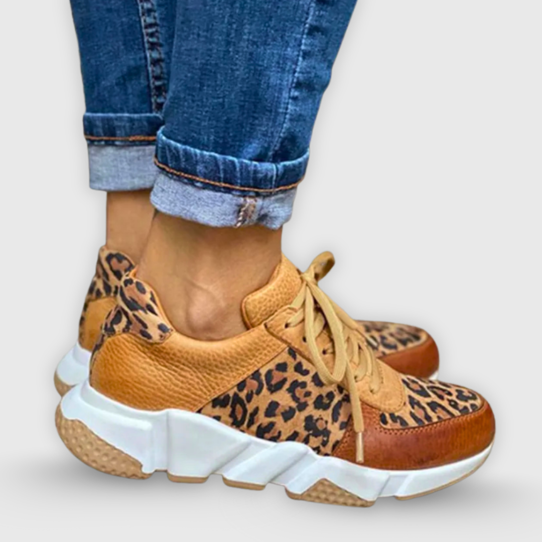 Noelia | Mukavat leopardiniv Elisanda-kengät