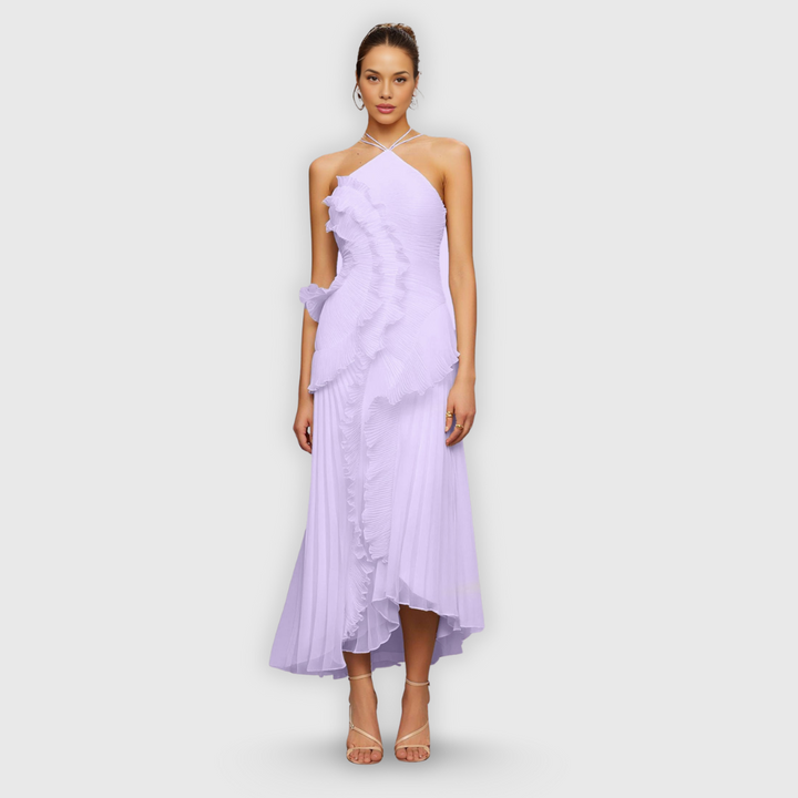 Virginia | Valuvat midi-mekko volanttityyneillä