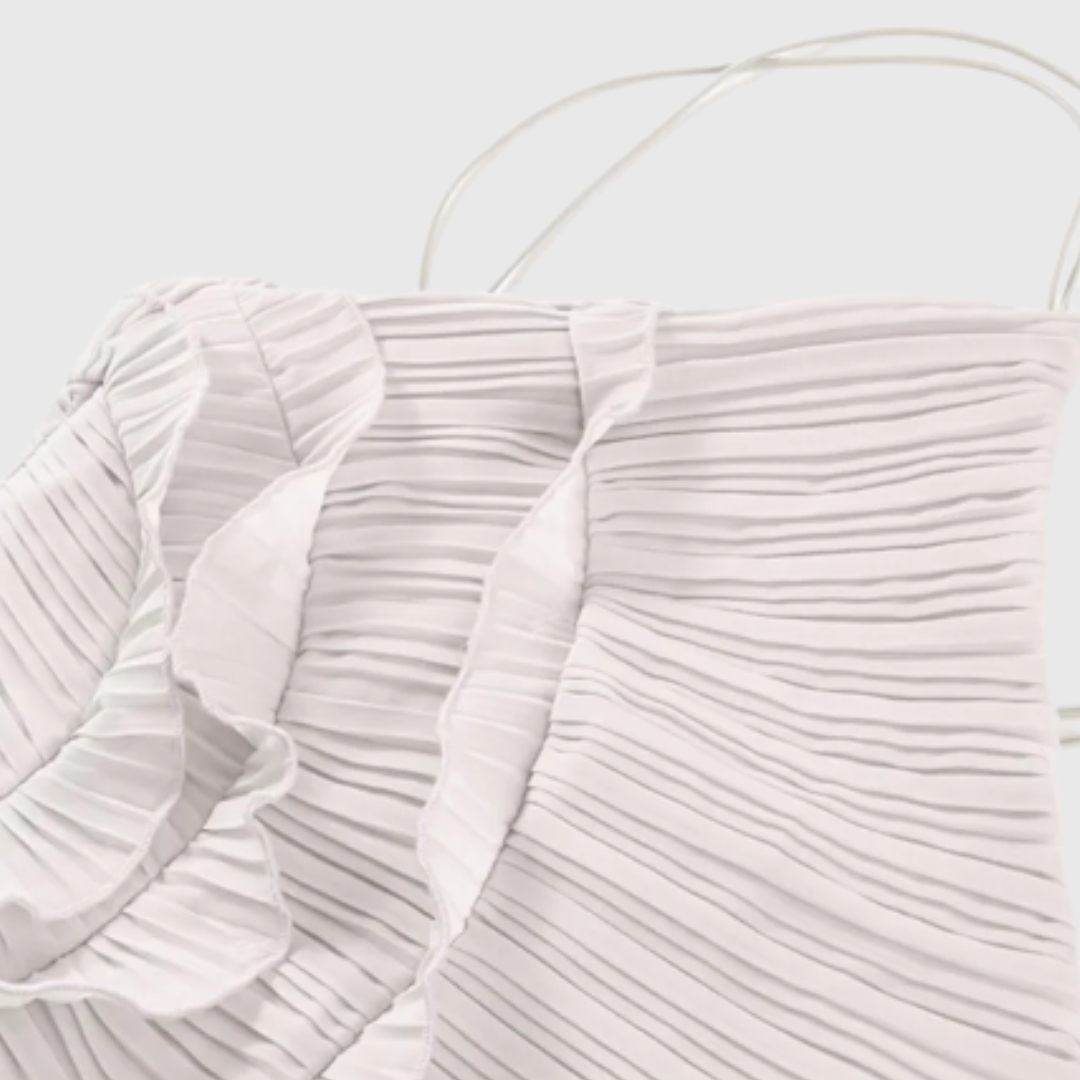 Virginia | Valuvat midi-mekko volanttityyneillä