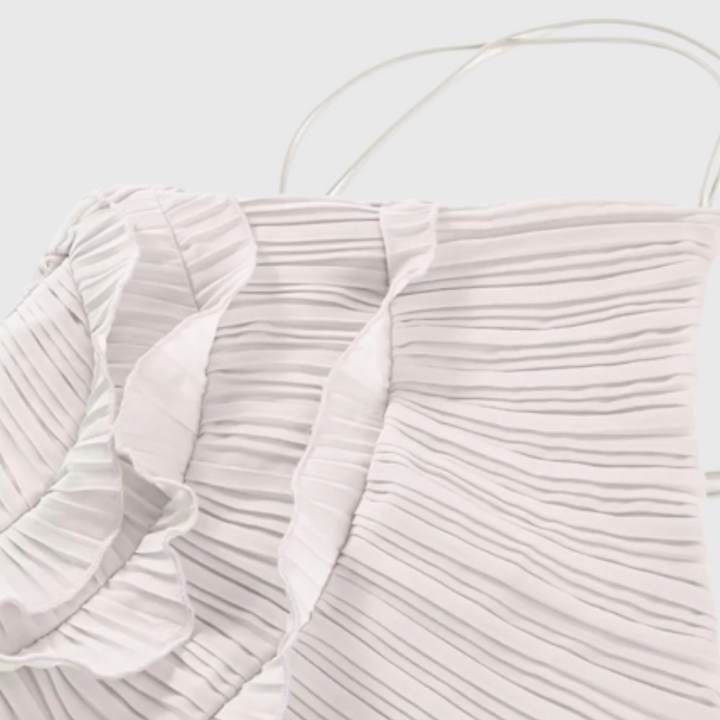 Virginia | Valuvat midi-mekko volanttityyneillä