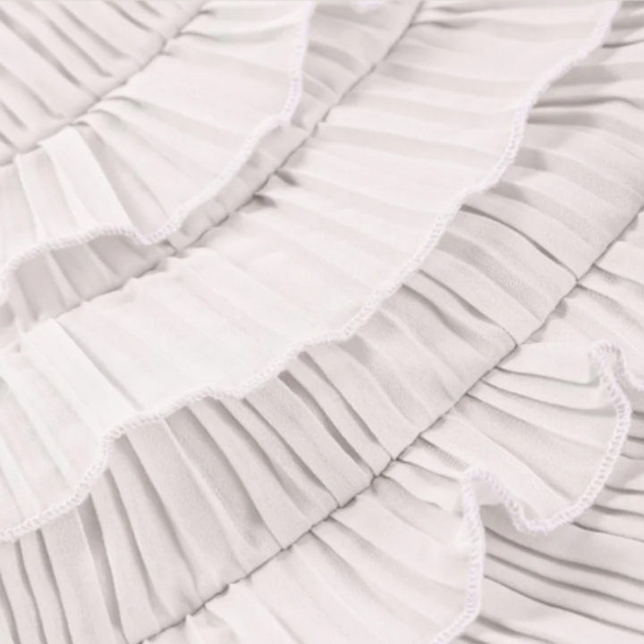 Virginia | Valuvat midi-mekko volanttityyneillä