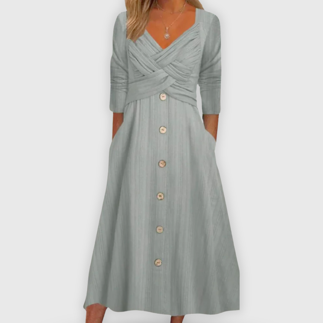 Elsa | Tyylikäs mekko vatsaa peittäen