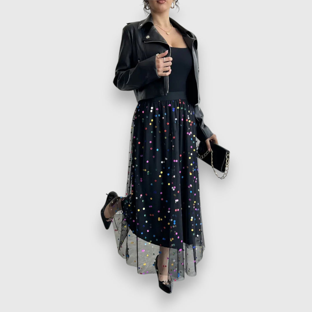 Leonie – Värikäs pikullinen hame 