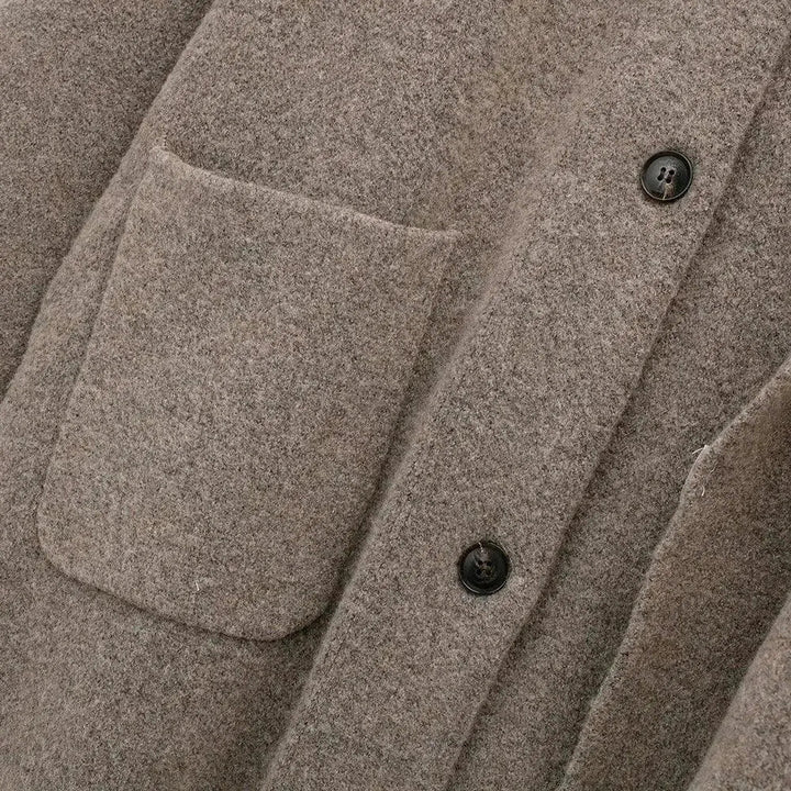 Diana | Puseron pitkä huivi-manteli napinlällä