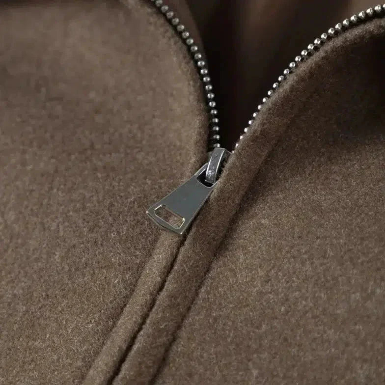 Fanchon | Moderni villakangas takki vetoketjulla