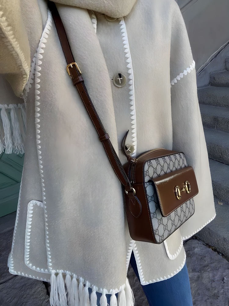 Denise |FRINGE-huivi takki