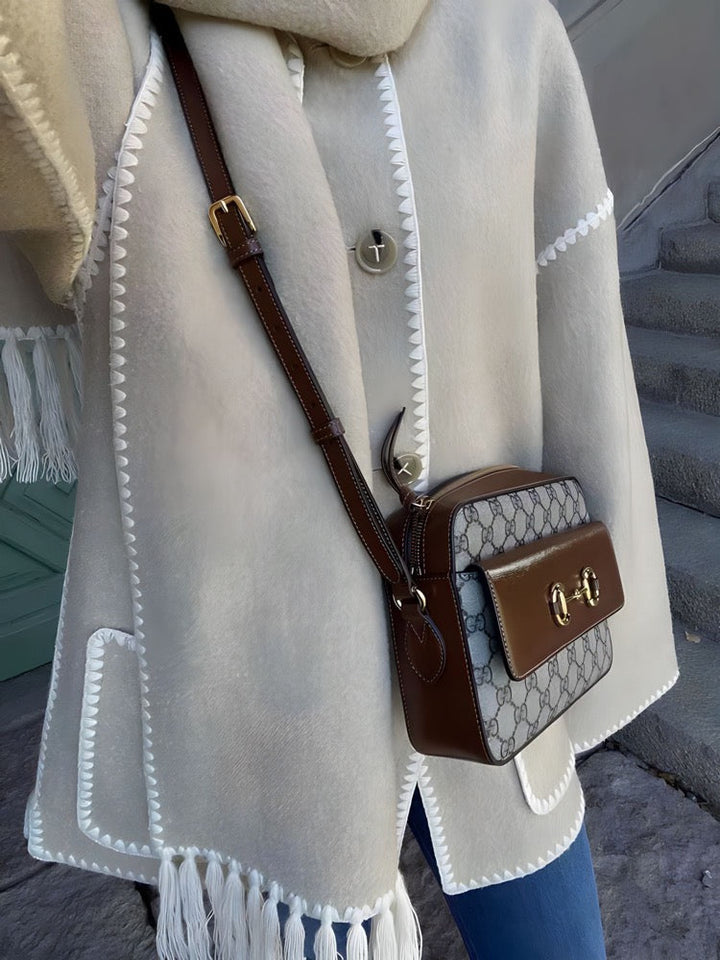 Denise |FRINGE-huivi takki