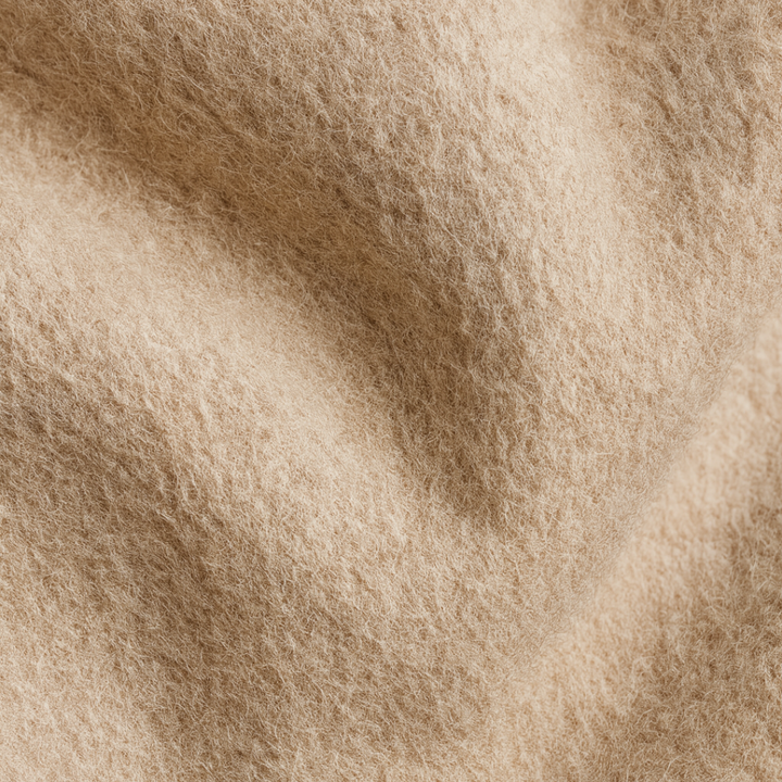 Marika | Villakangastakki, jossa pyöreä pääntie ja pitkät hihat