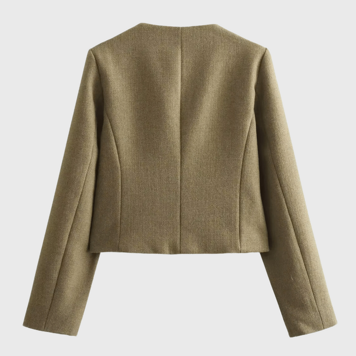 Sienna | Tyylikäs tweed-takki kullansivuilla