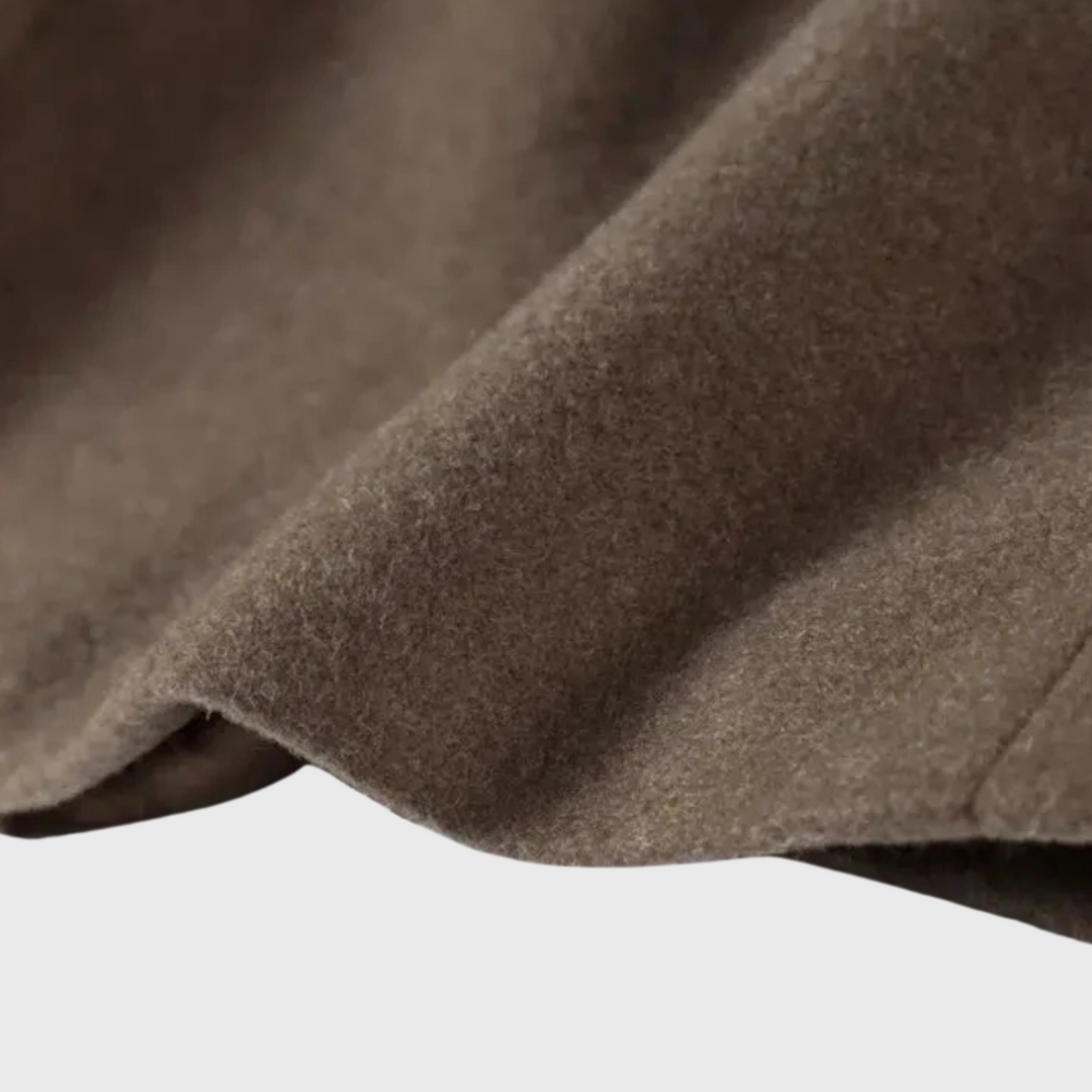 Fanchon | Moderni villakangas takki vetoketjulla