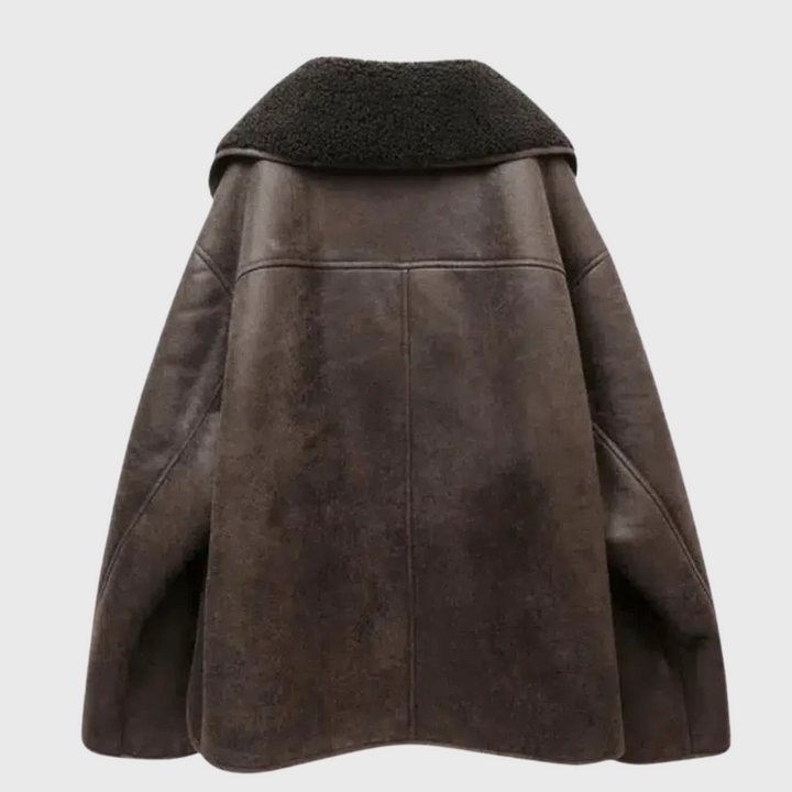 Ginevra | Keinokuitu takki Teddy-vuorella