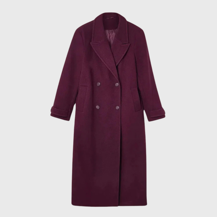 Daphne | Pitkä villakangastakki