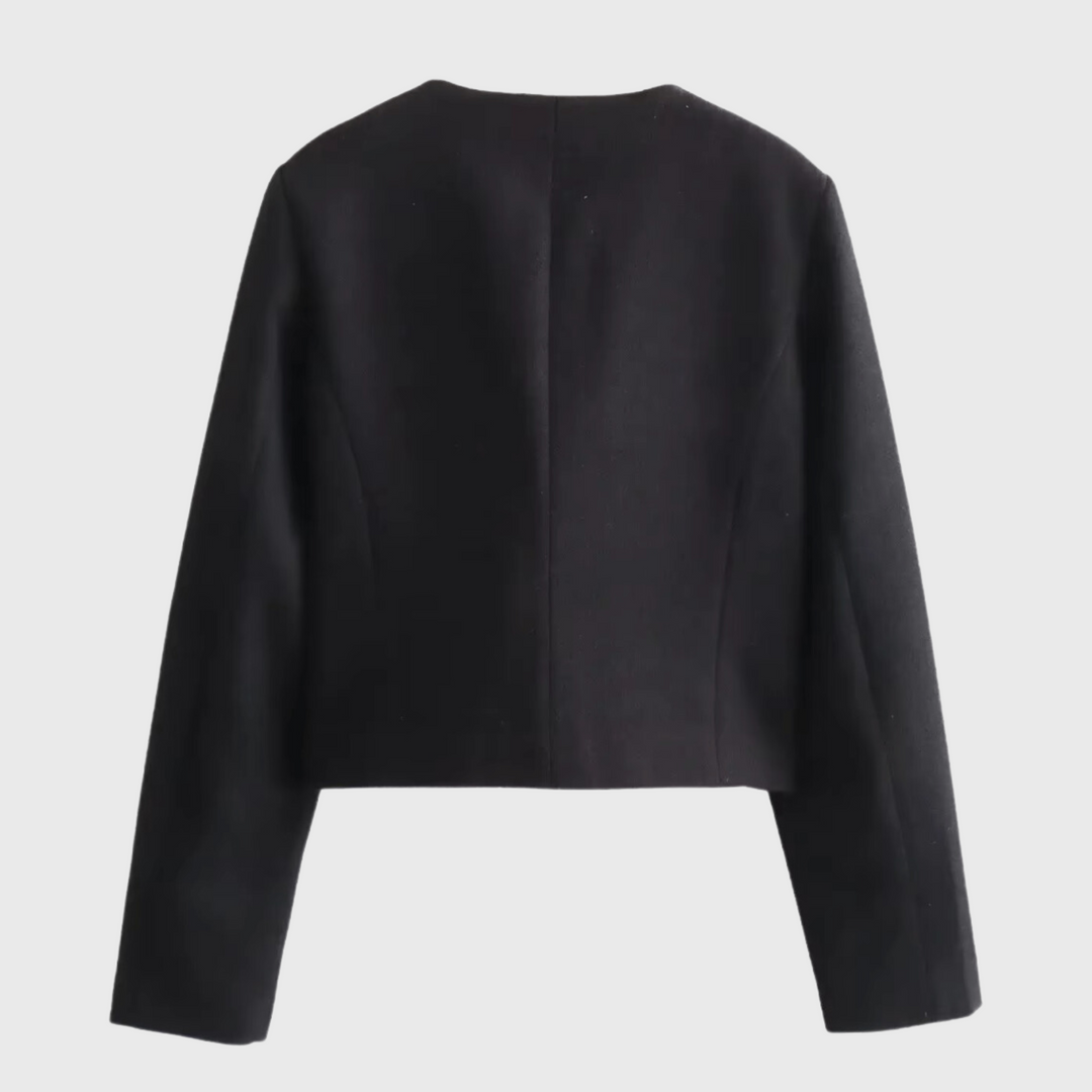 Sienna | Tyylikäs tweed-takki kullansivuilla